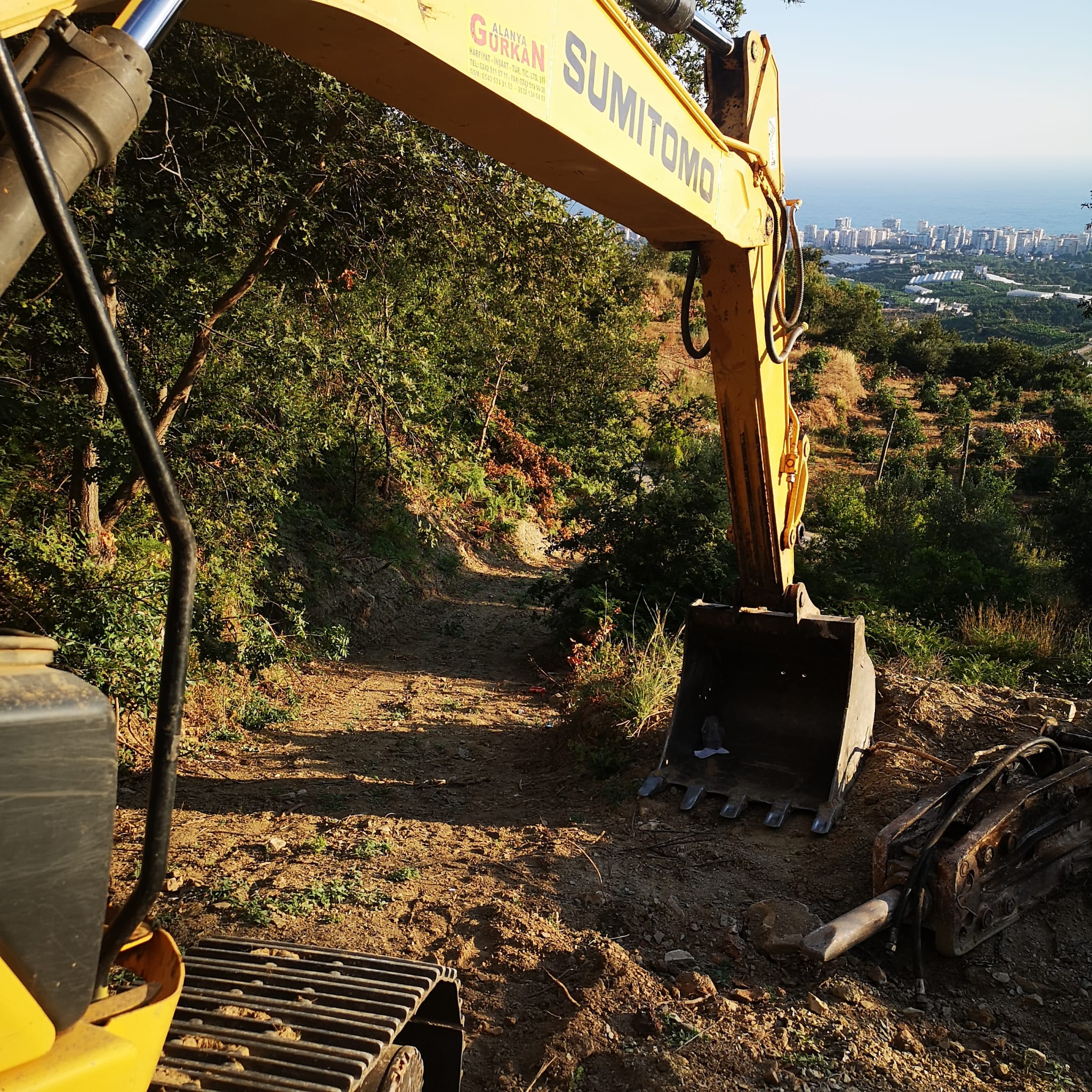 Land plot of 1000 m2 overlooking the Mediterranean Sea. Mahmutlar, Alanya. фото 16