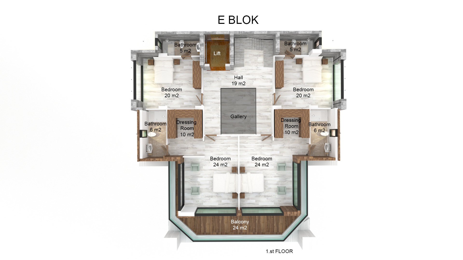 New project of villas under construction in the picturesque area of Kargicak, 190-450 m2 фото 7
