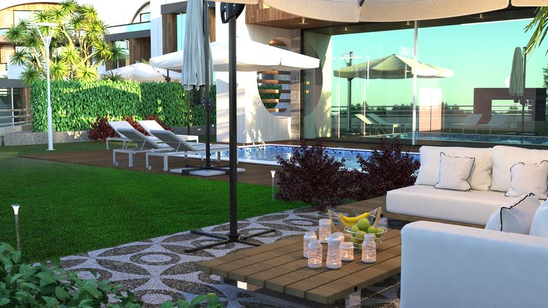 New project of villas under construction in the picturesque area of Kargicak, 190-450 m2 фото 27