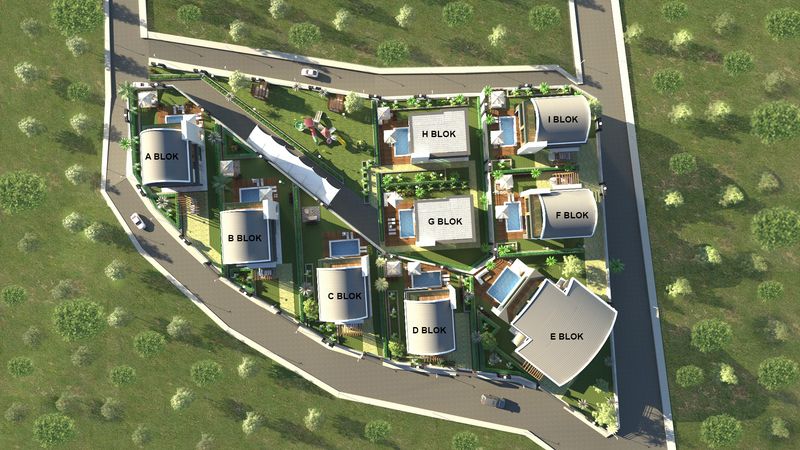 New project of villas under construction in the picturesque area of Kargicak, 190-450 m2 фото 28