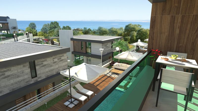 New project of villas under construction in the picturesque area of Kargicak, 190-450 m2 фото 31