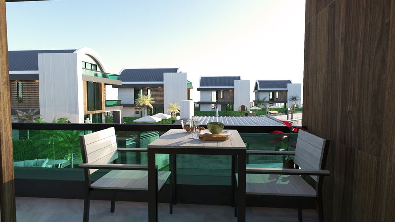 New project of villas under construction in the picturesque area of Kargicak, 190-450 m2 фото 32