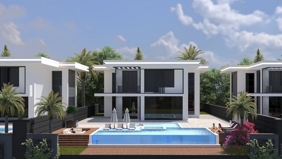Five detached villas, with a private infinity pool, 450 - 490 m2 фото 5