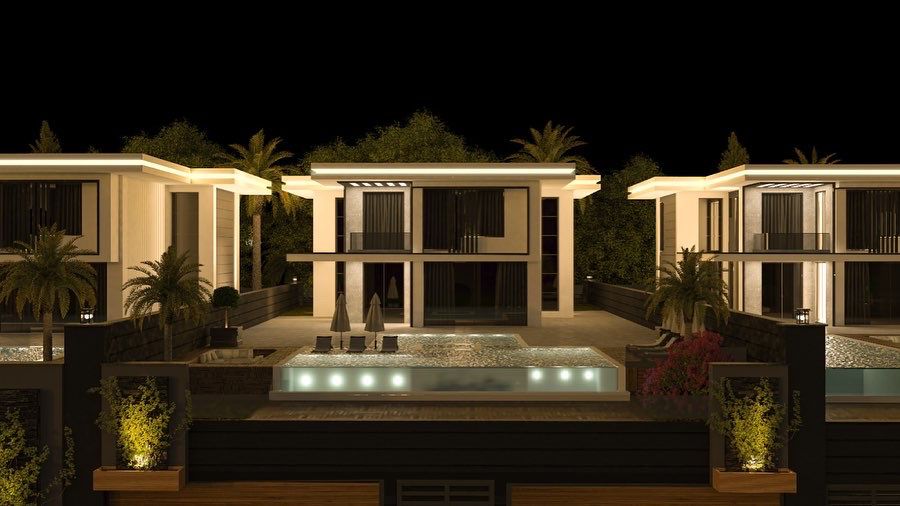 Five detached villas, with a private infinity pool, 450 - 490 m2 фото 7