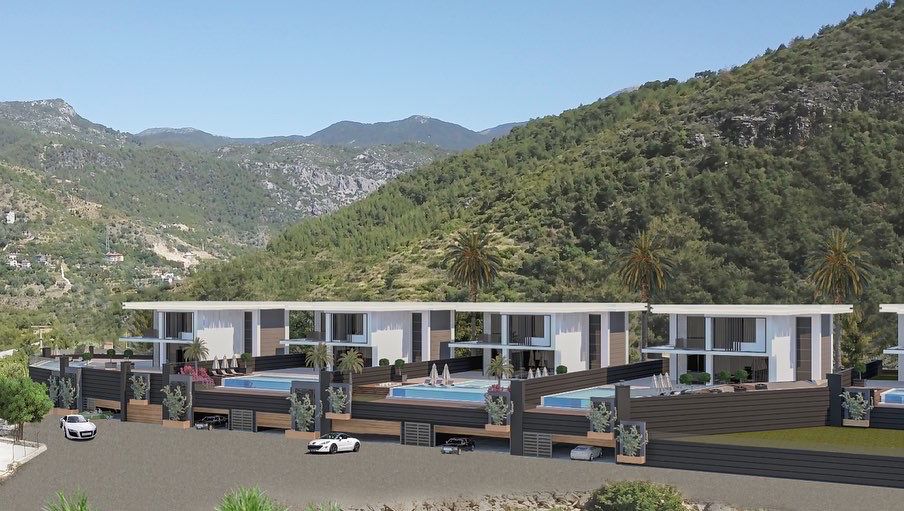 Five detached villas, with a private infinity pool, 450 - 490 m2 фото 8