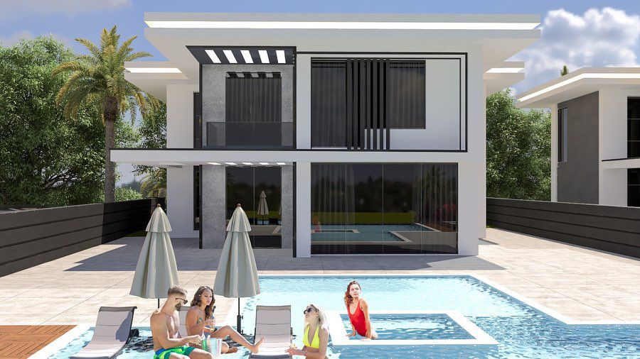 Five detached villas, with a private infinity pool, 450 - 490 m2 фото 11