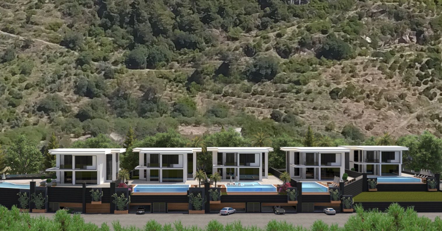 Five detached villas, with a private infinity pool, 450 - 490 m2 фото 12