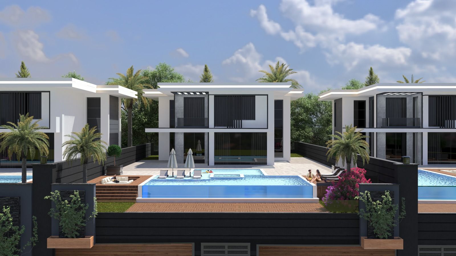 Five detached villas, with a private infinity pool, 450 - 490 m2 фото 14