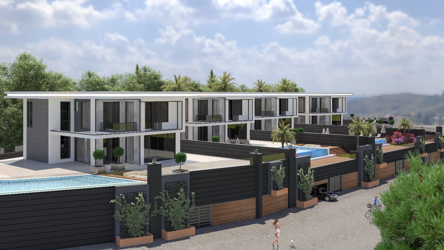 Five detached villas, with a private infinity pool, 450 - 490 m2 фото 17