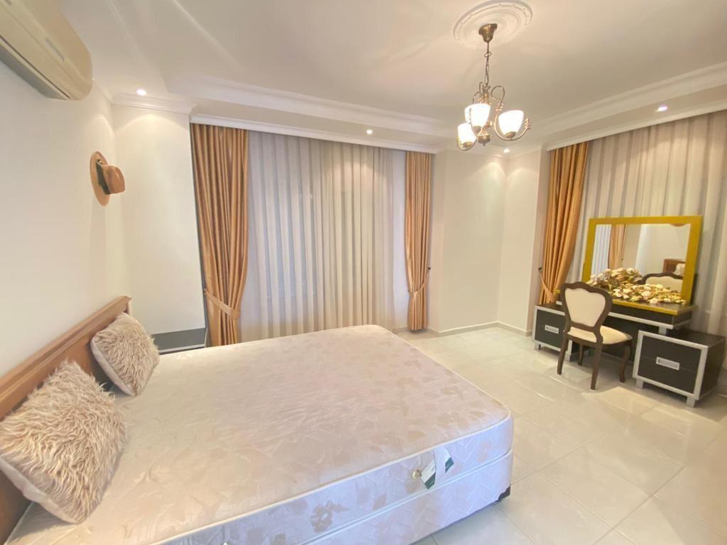 Меблированный дублекс планировки 3+1, 160 м2 с видом на море, район Махмутлар, Аланья фото 12