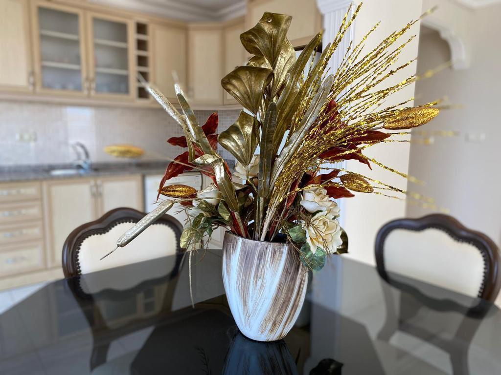 Меблированный дублекс планировки 3+1, 160 м2 с видом на море, район Махмутлар, Аланья фото 15