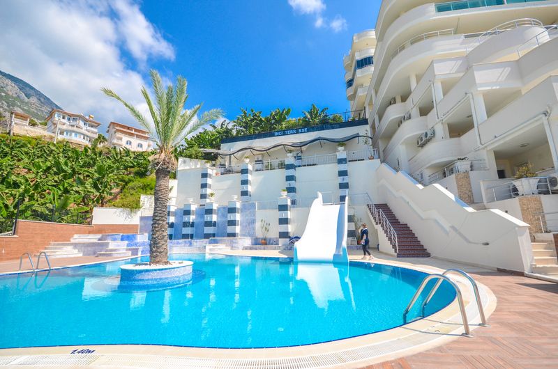 Просторные апартаменты 2+1 с панорамным видом на средиземное море в Махмутларе, 110м2. фото 6