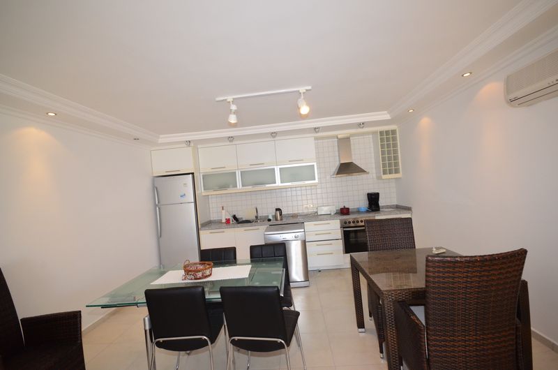 Просторные апартаменты 2+1 с панорамным видом на средиземное море в Махмутларе, 110м2. фото 20