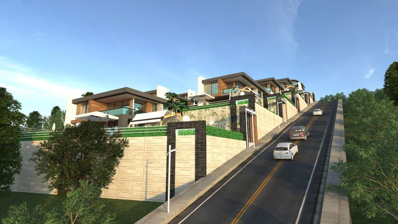 Luxurious Baroque style villas with panoramic sea views at the excavation stage. Kargicak, Alanya. фото 17