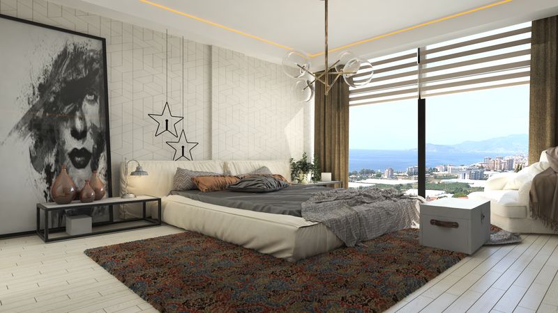 Luxurious Baroque style villas with panoramic sea views at the excavation stage. Kargicak, Alanya. фото 19