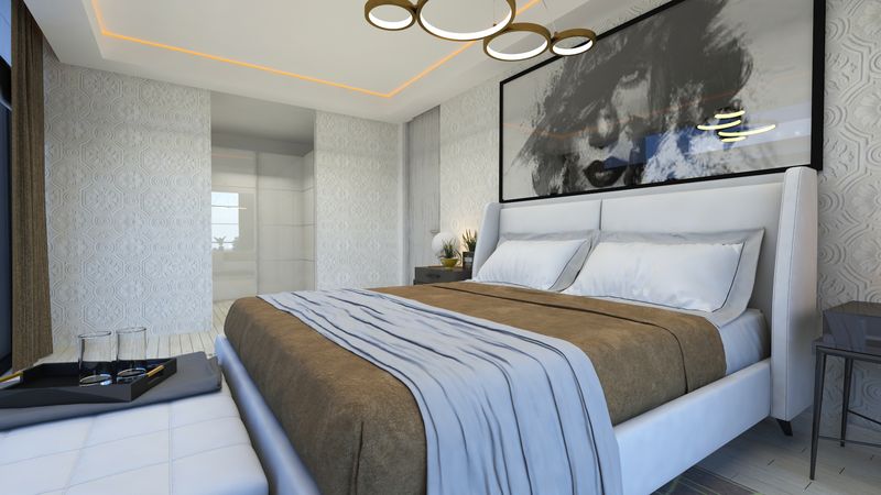 Luxurious Baroque style villas with panoramic sea views at the excavation stage. Kargicak, Alanya. фото 20