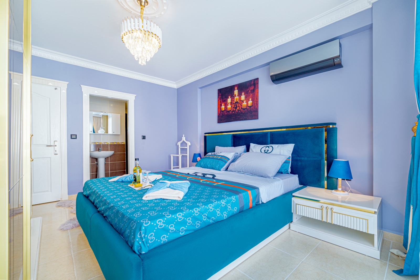 Трехкомнатная квартира с новой мебелью и боковым видом на море на ул.Барбаросса , 115м2 фото 4