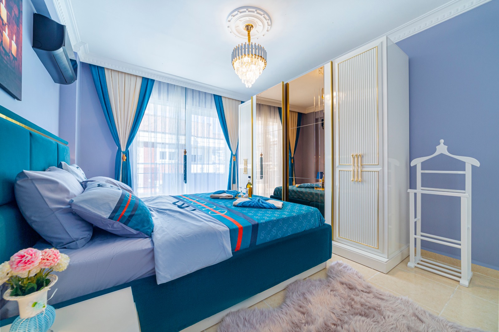 Трехкомнатная квартира с новой мебелью и боковым видом на море на ул.Барбаросса , 115м2 фото 12