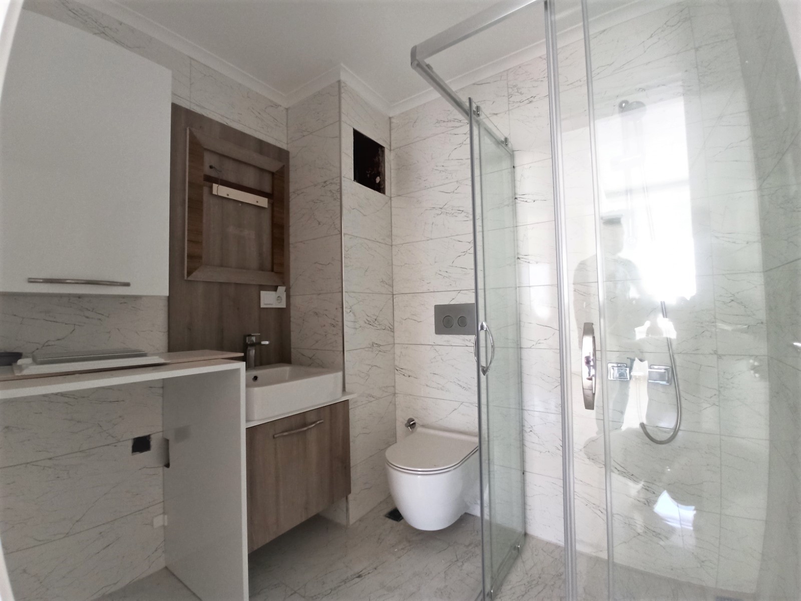 Квартира 1+1 с видом на море в районе Кестель, 58 м2 фото 9