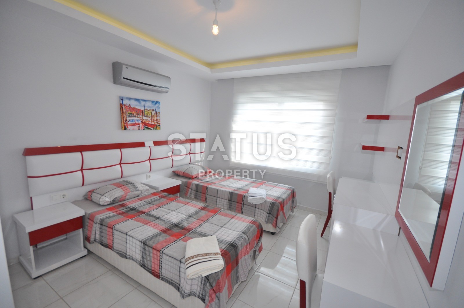 Супер - цена!!! Меблированная трехкомнатная квартира в современном комплексе в районе Махмутлар. фото 8