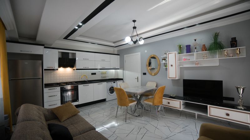 Квартира 2+1, 106 м2 всего минуте ходьбы от моря в самом центре Алании. фото 13