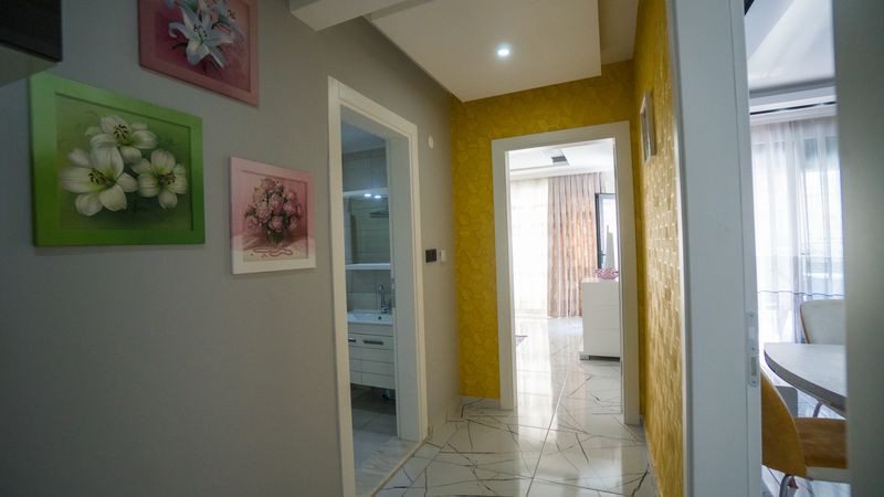 Квартира 2+1, 106 м2 всего минуте ходьбы от моря в самом центре Алании. фото 26