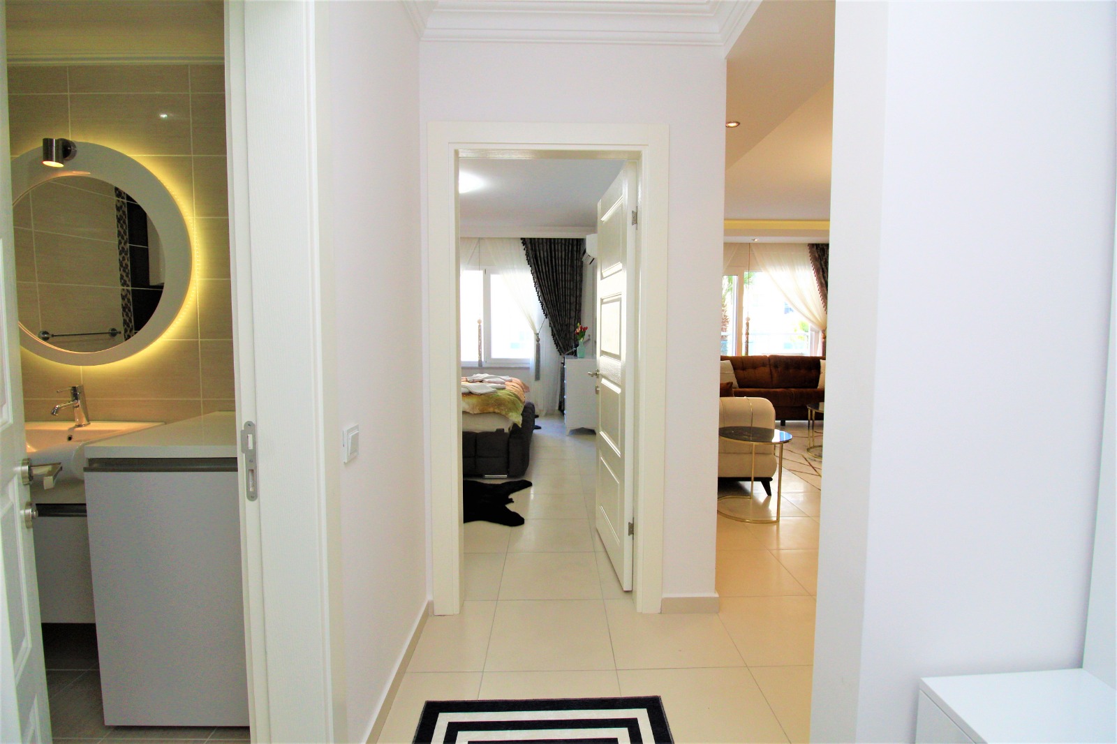 Квартира 1+1 с мебелью в 600 метрах от моря в Махмутларе, 70 м2. фото 16