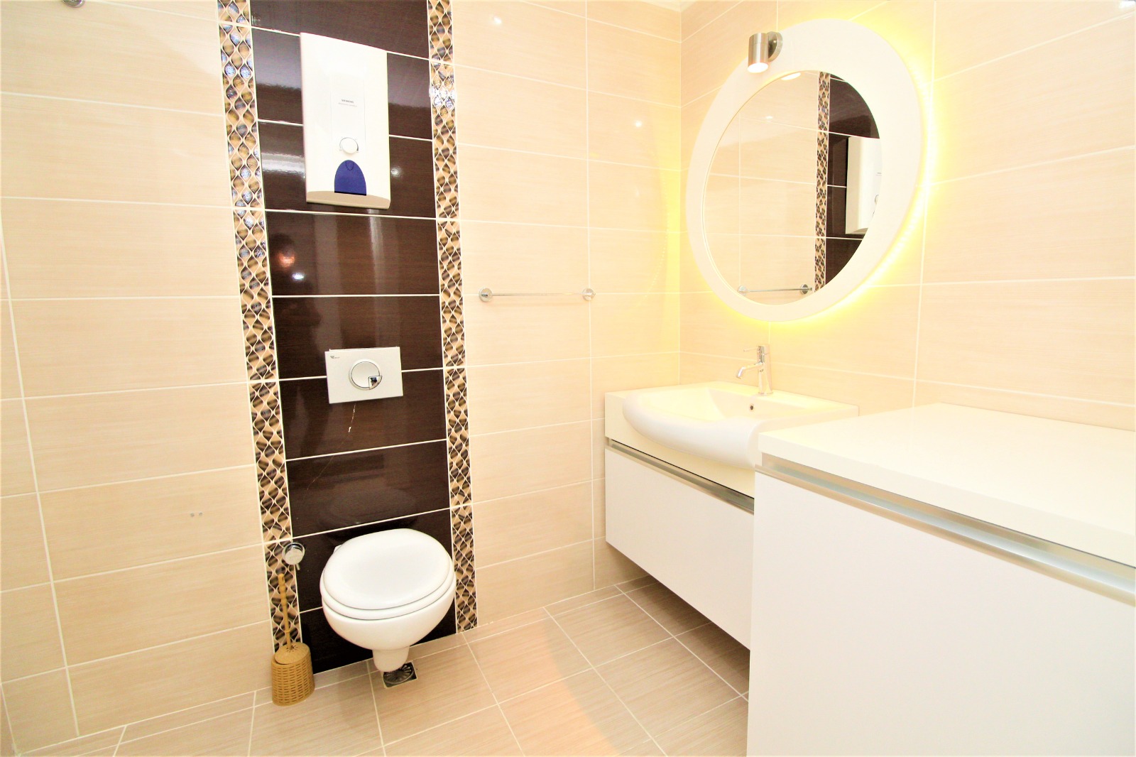 Квартира 1+1 с мебелью в 600 метрах от моря в Махмутларе, 70 м2. фото 18