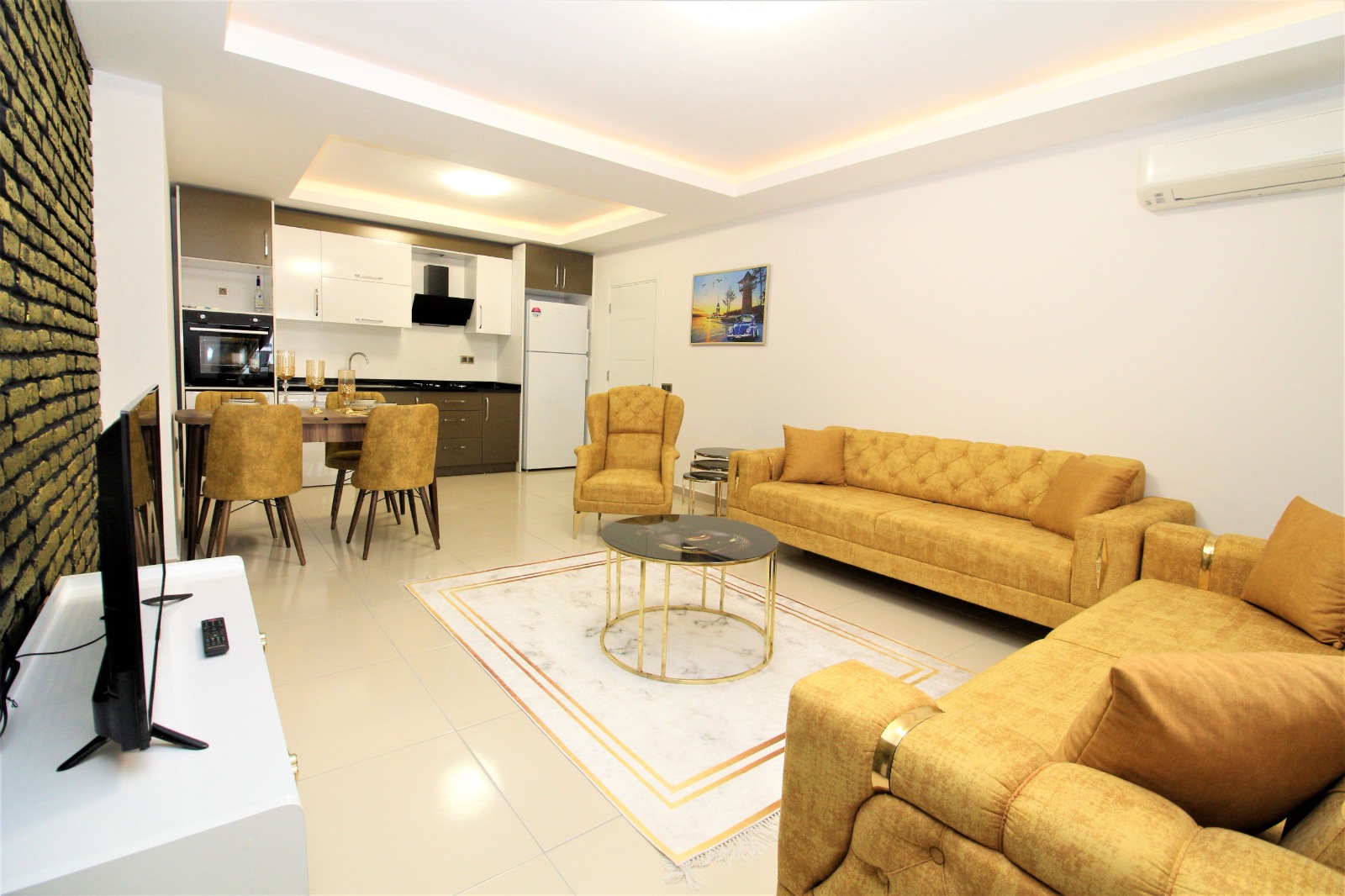 Apartment layout 1+1 with furniture in Mahmutlar, 77m2 фото 7