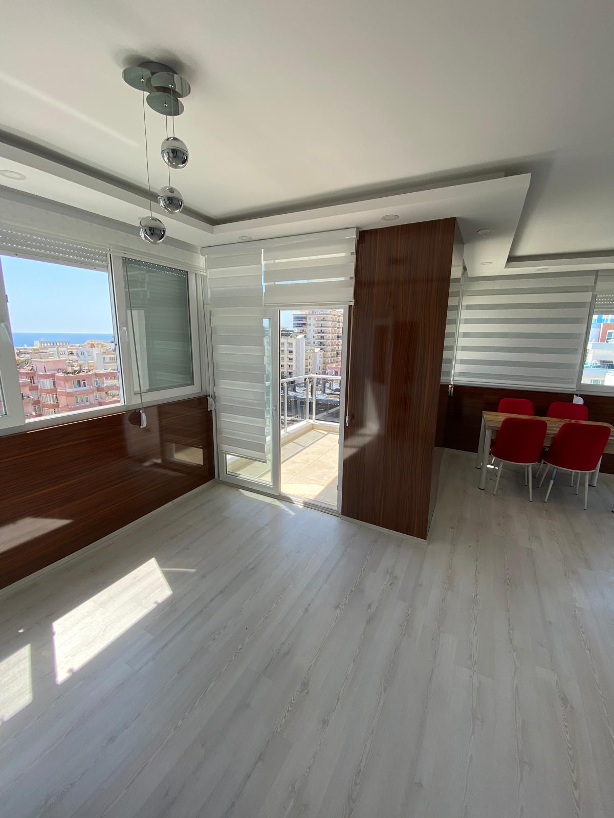 Большая квартира 1+1 с видом на море в Махмутларе, 90 м2 фото 23