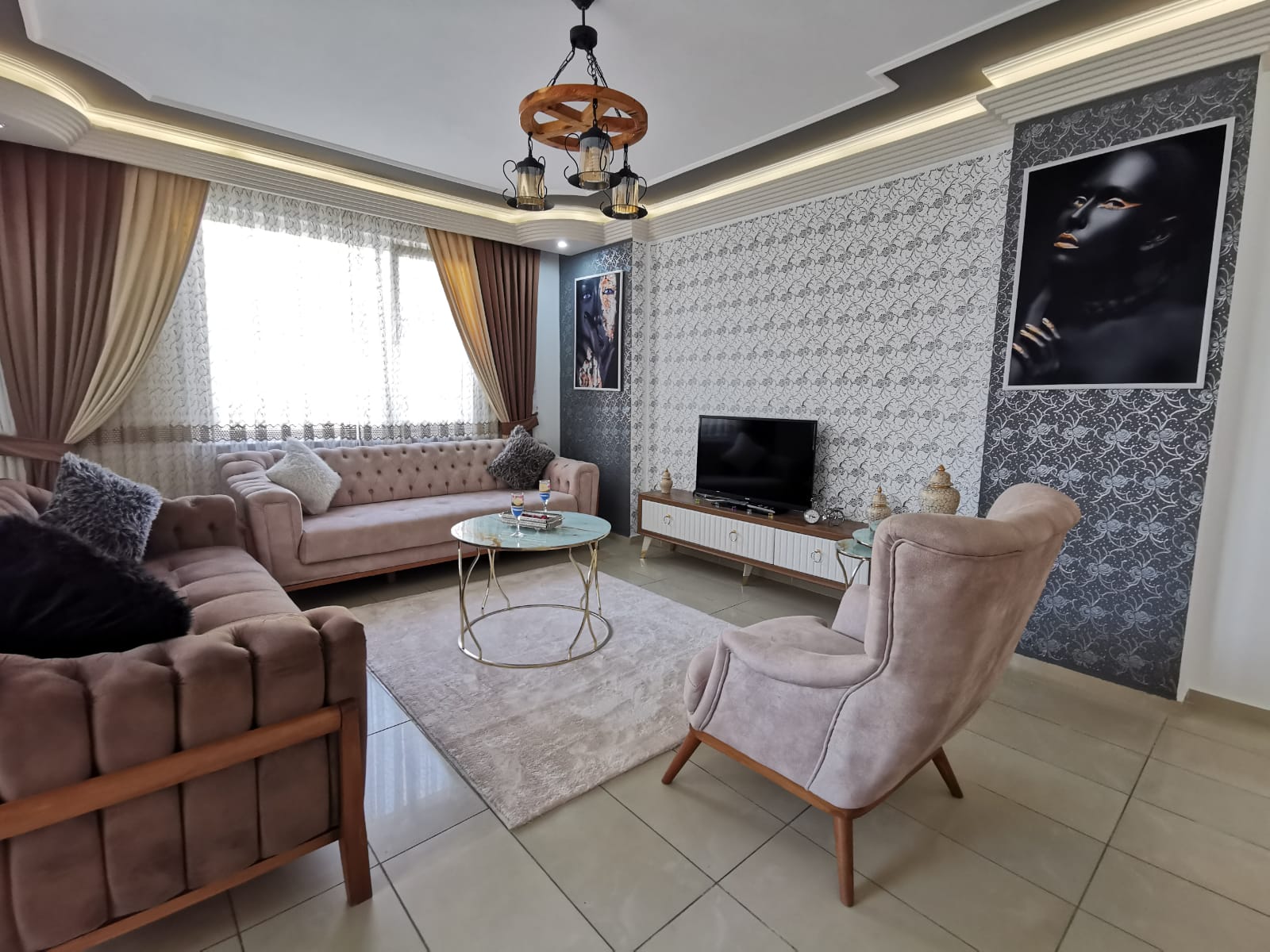 Меблированная трехкомнатная квартира в Махмутларе, 130 м2 фото 2