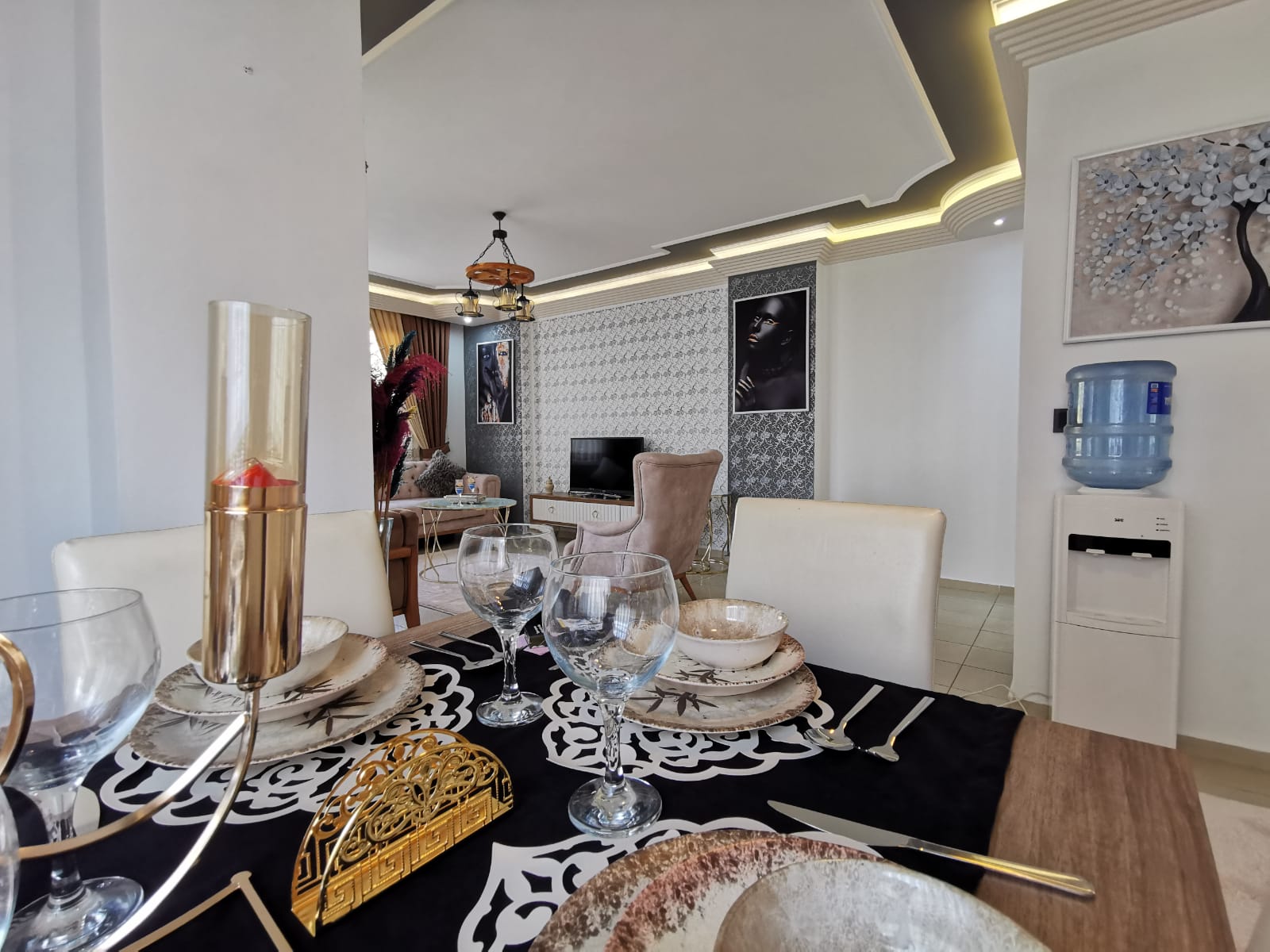 Меблированная трехкомнатная квартира в Махмутларе, 130 м2 фото 9