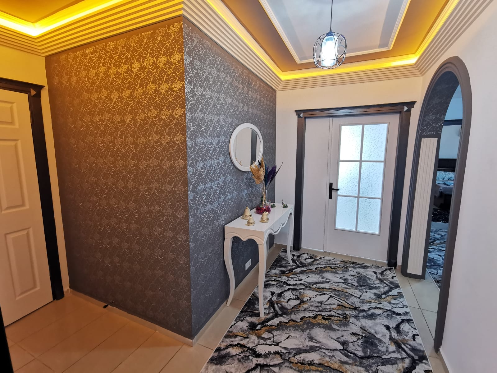 Меблированная трехкомнатная квартира в Махмутларе, 130 м2 фото 11