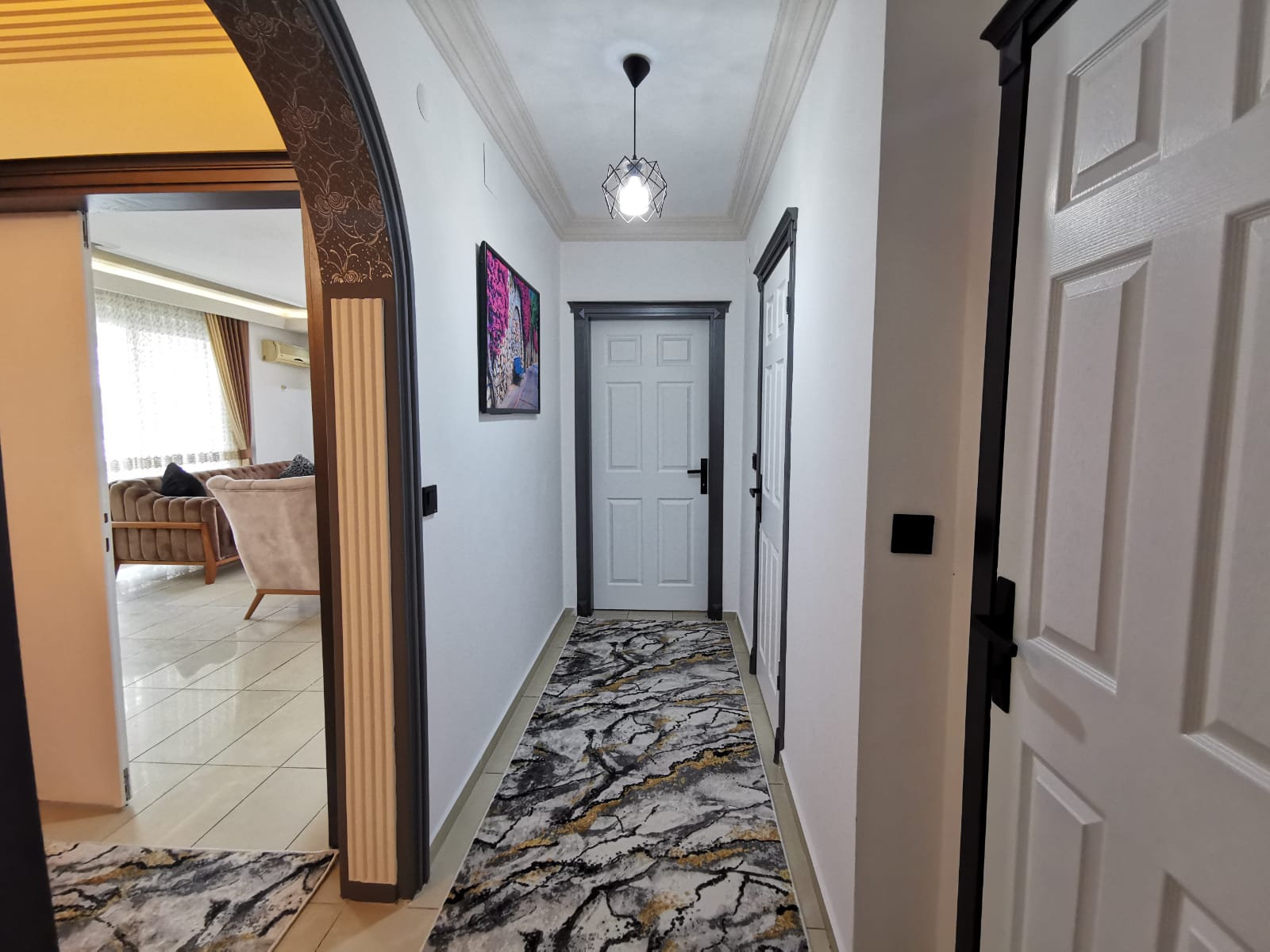 Меблированная трехкомнатная квартира в Махмутларе, 130 м2 фото 14