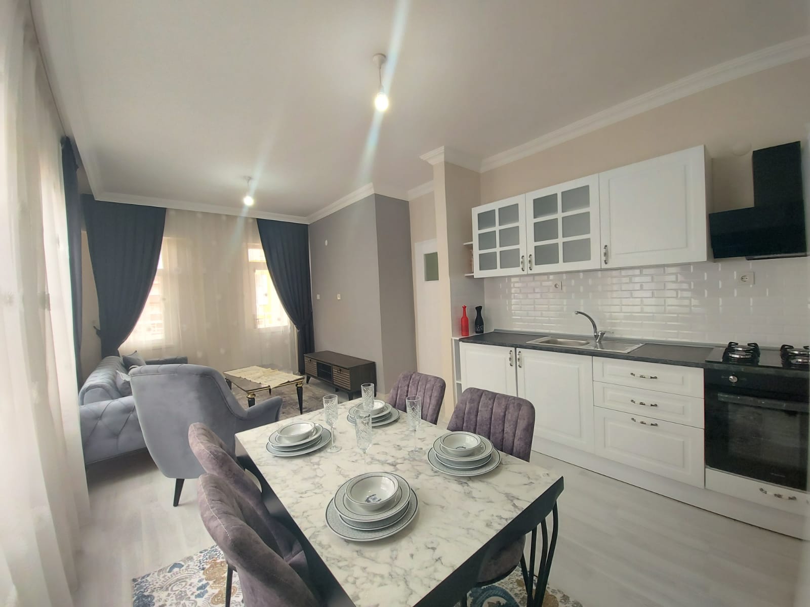 Трехкомнатная квартира с ремонтом на ул. Барбаросса в Махмутларе, 100 м2 фото 4