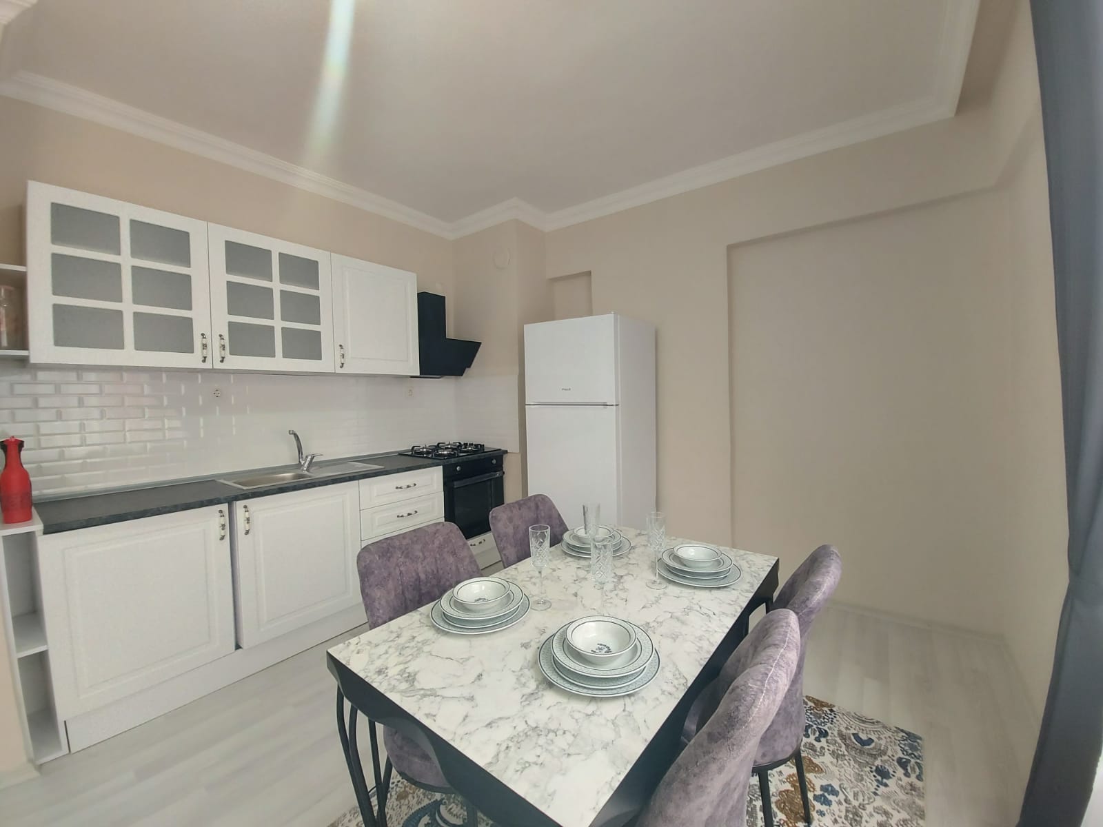 Трехкомнатная квартира с ремонтом на ул. Барбаросса в Махмутларе, 100 м2 фото 5