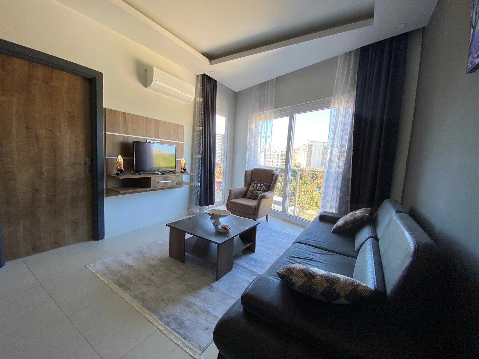 Двухкомнатная квартира с видом на старый город Наула в Махмутларе, 50 м2 фото 6