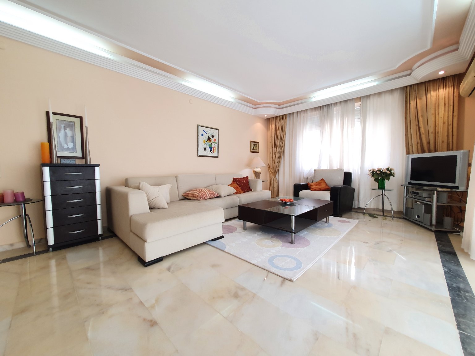 Three-room apartment with furniture and sea view, 120 m2 фото 12