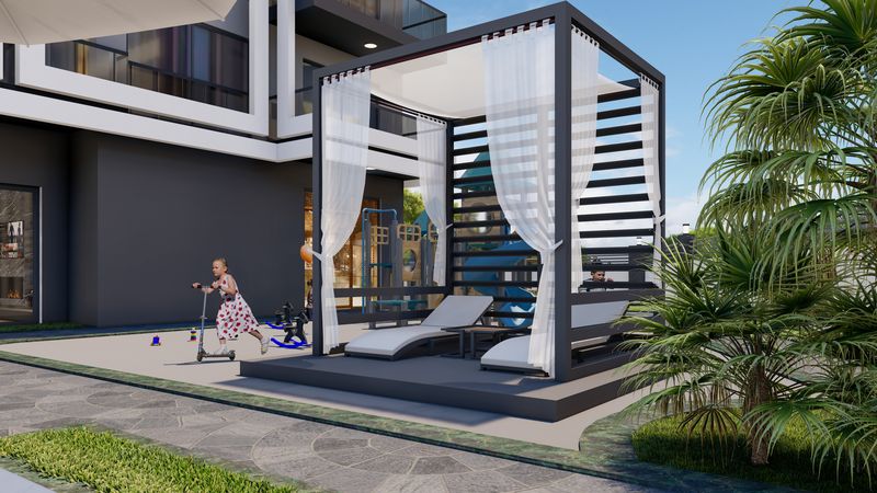 Инвестиционный проект на стадии котлована, Квартиры 1+1, 2+1 и 3+1 дуплекс по стартовым ценам! Авсаллар, Алания. фото 3