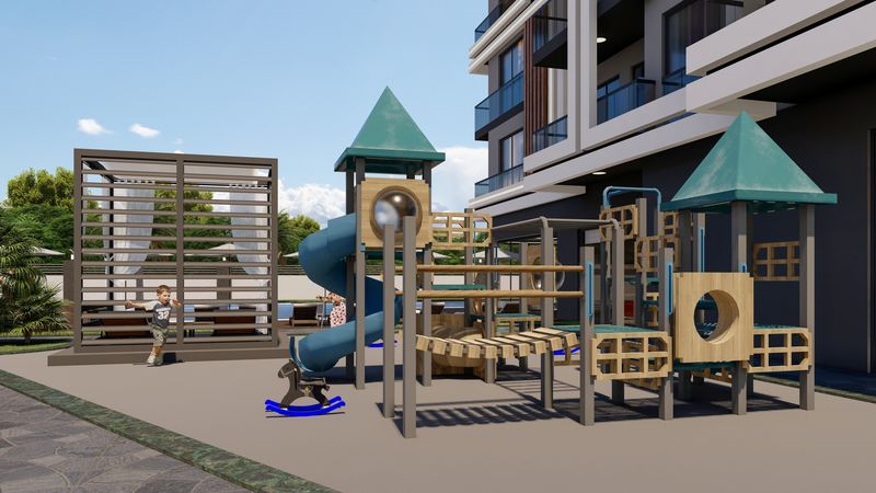 Инвестиционный проект на стадии котлована, Квартиры 1+1, 2+1 и 3+1 дуплекс по стартовым ценам! Авсаллар, Алания. фото 4