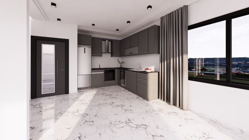 Проект нового жилого комплекса с многокомнатными квартирами от 80 до 180 м2 в окружении природы района Оба. фото 14