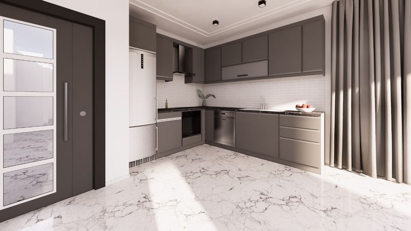 Проект нового жилого комплекса с многокомнатными квартирами от 80 до 180 м2 в окружении природы района Оба. фото 15