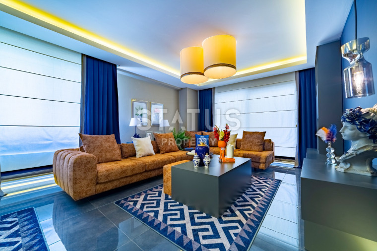 Меблированные апартаменты планировки 2+1, 110 м2 в популярном комплексе, район Махмутлар, Аланья фото 1