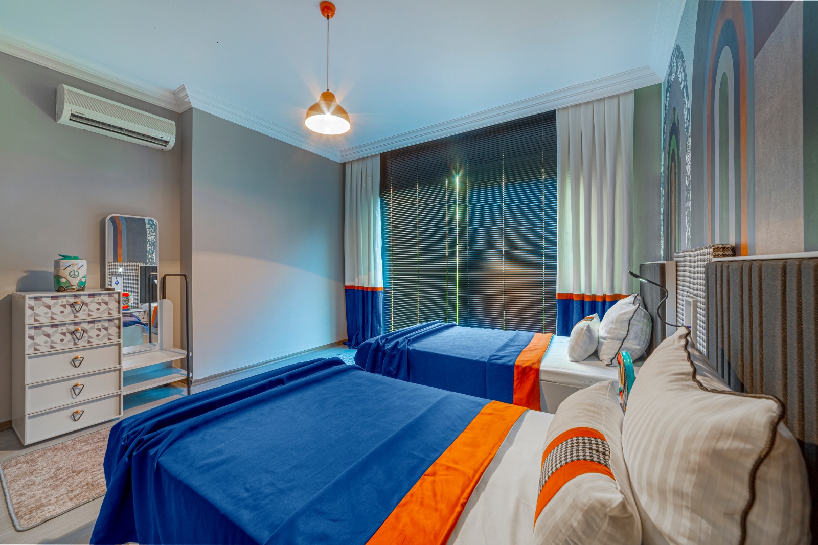 Меблированные апартаменты планировки 2+1, 110 м2 в популярном комплексе, район Махмутлар, Аланья фото 6