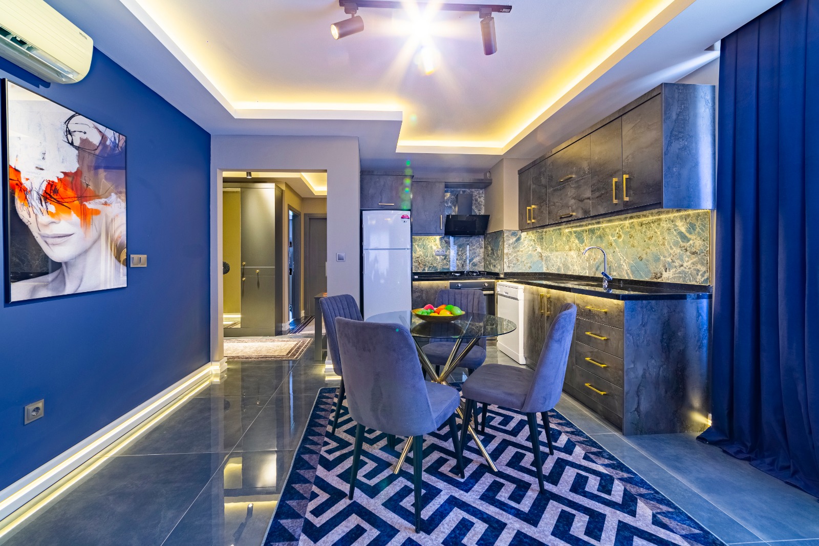 Меблированные апартаменты планировки 2+1, 110 м2 в популярном комплексе, район Махмутлар, Аланья фото 7