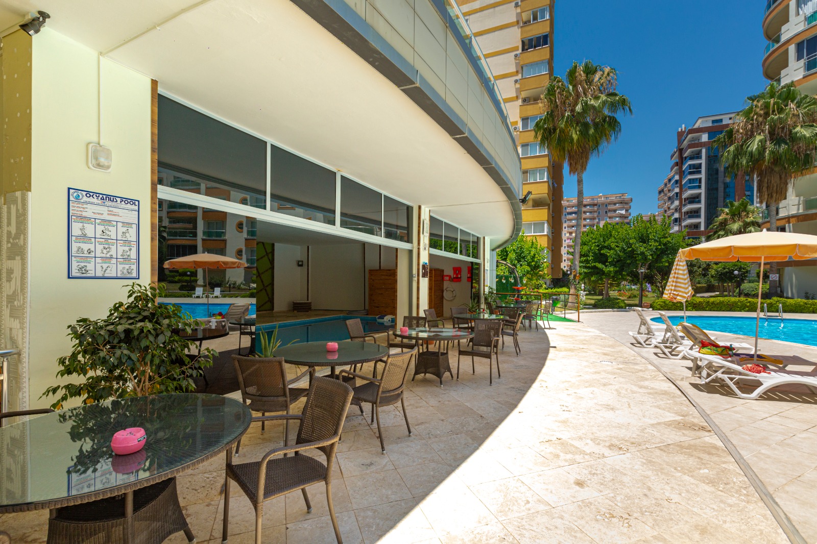 Меблированные апартаменты планировки 2+1, 110 м2 в популярном комплексе, район Махмутлар, Аланья фото 21