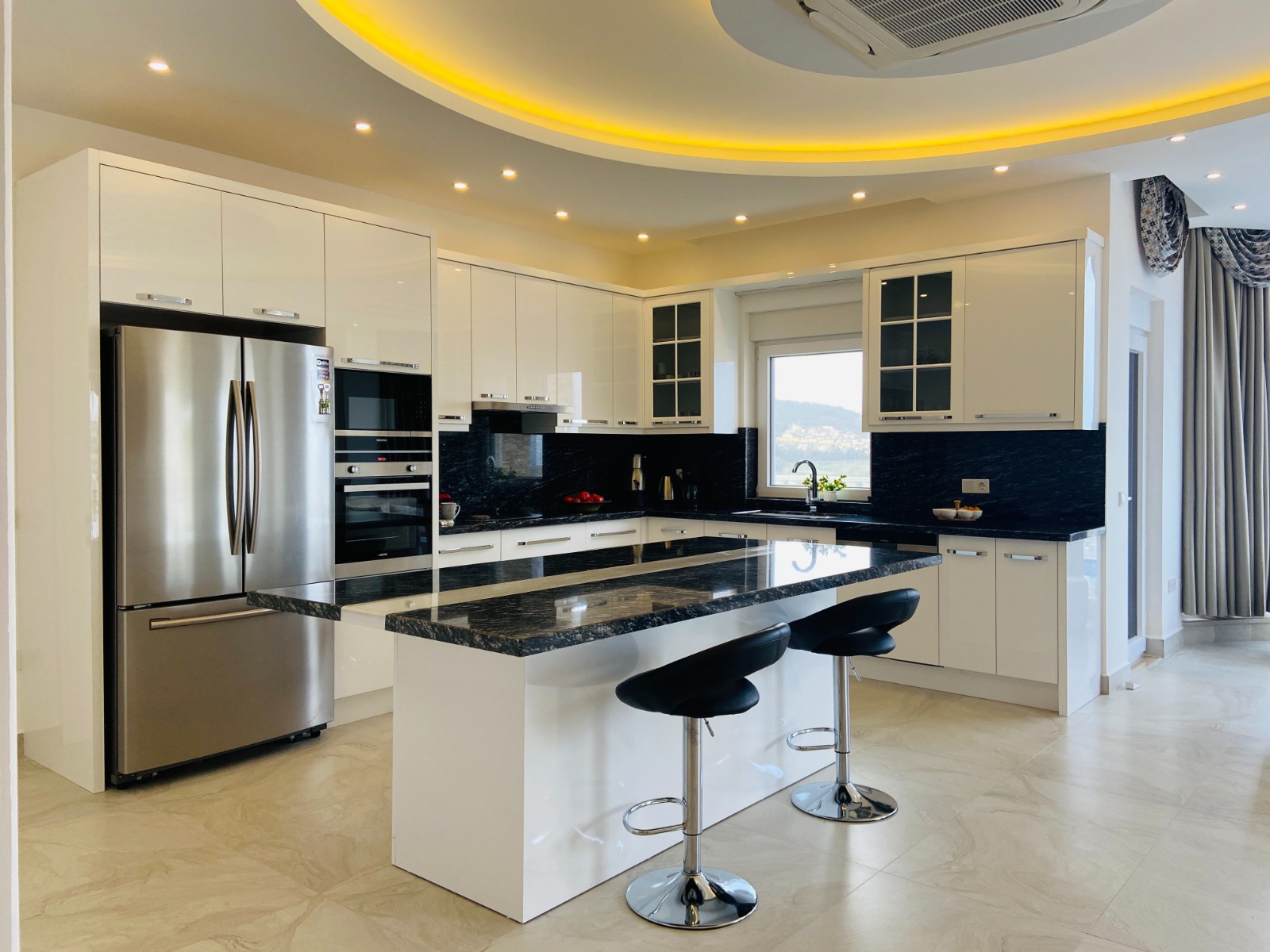 Вилла 3+1, с двумя террасами и видом на море в Каргыджаке, 250 кв.м. фото 13