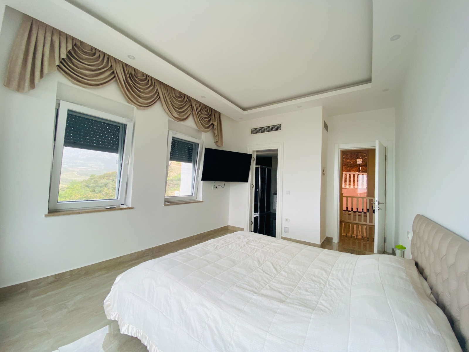 Вилла 3+1, с двумя террасами и видом на море в Каргыджаке, 250 кв.м. фото 29