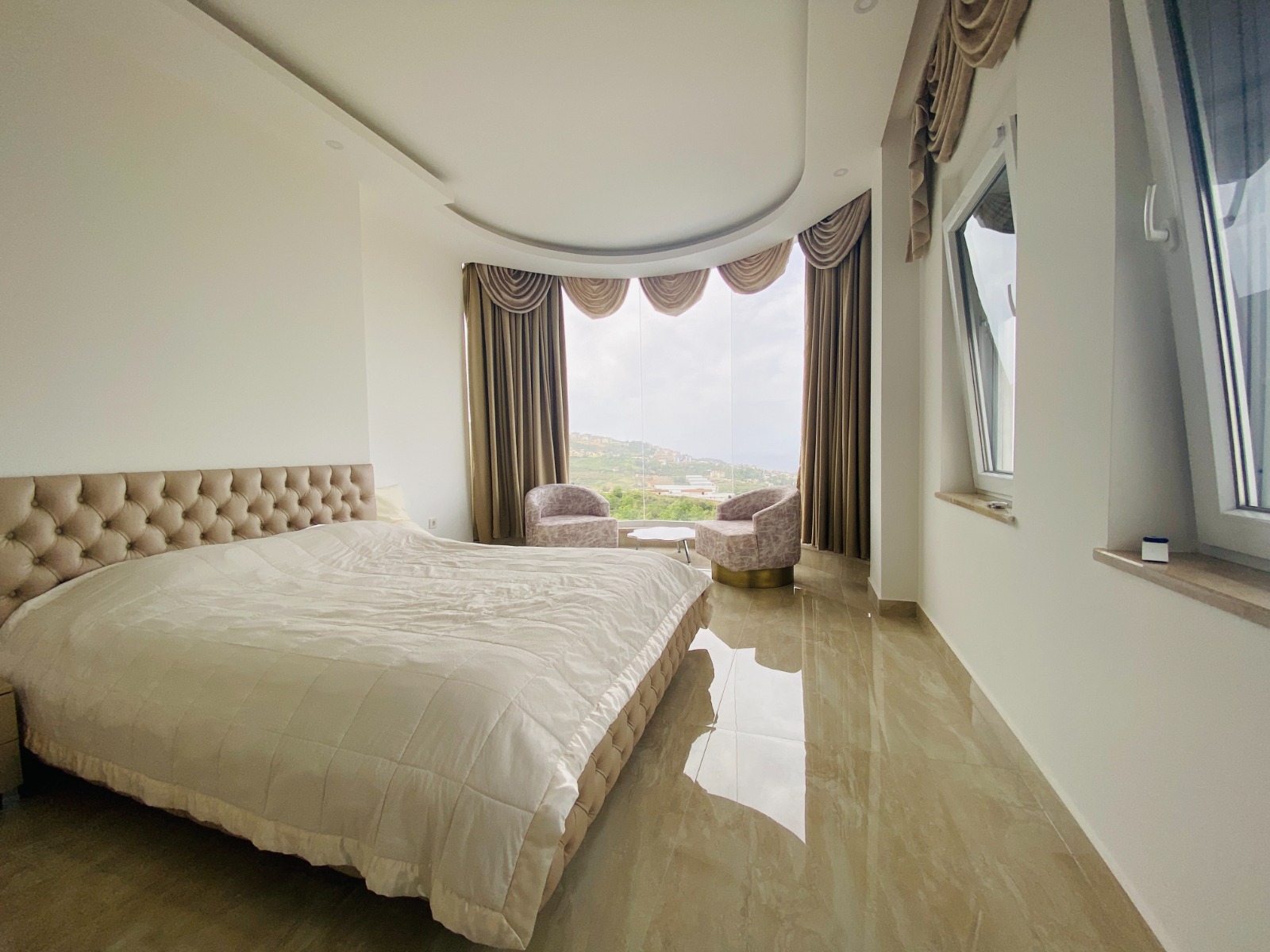 Вилла 3+1, с двумя террасами и видом на море в Каргыджаке, 250 кв.м. фото 37