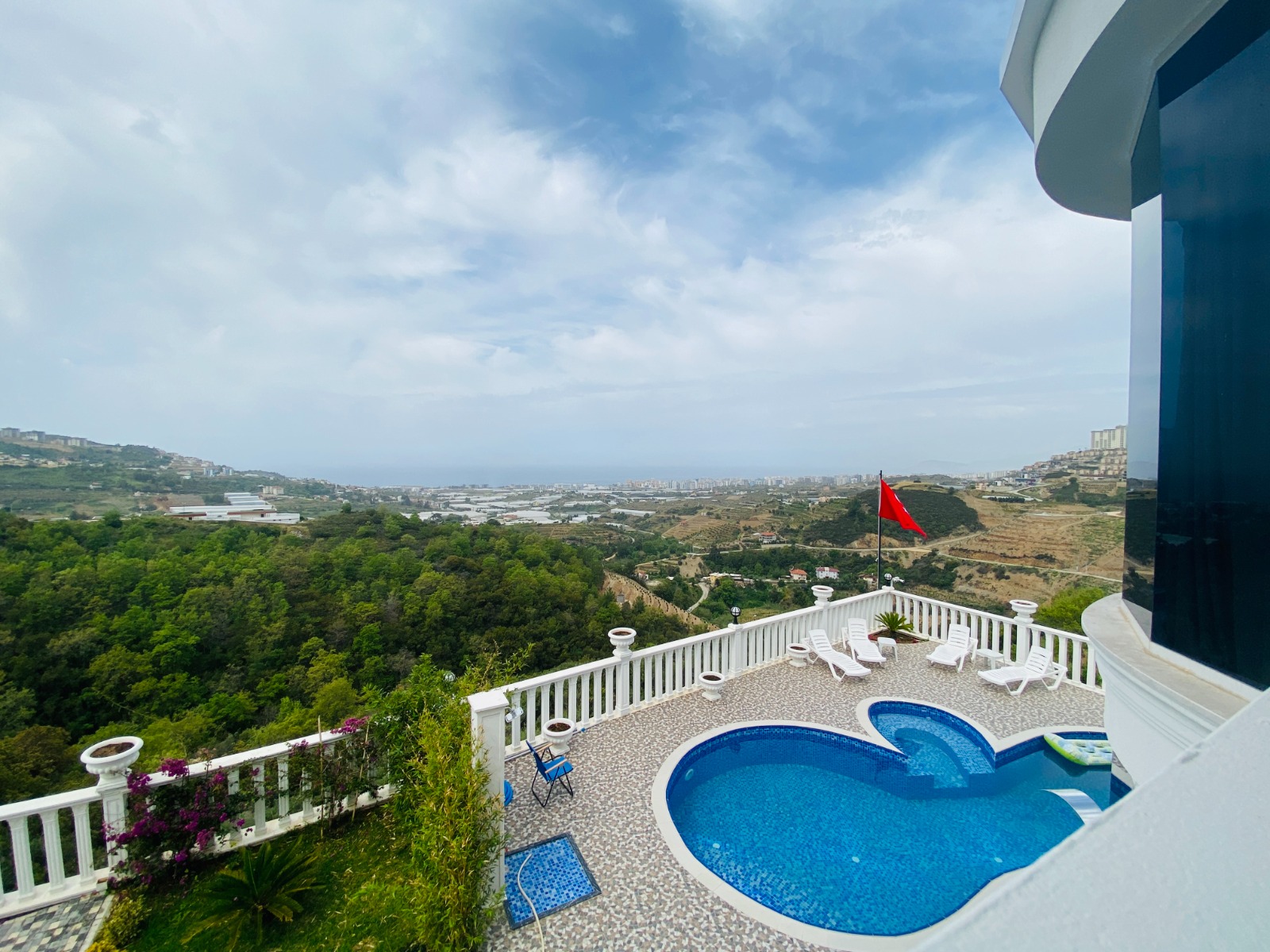 Вилла 3+1, с двумя террасами и видом на море в Каргыджаке, 250 кв.м. фото 68